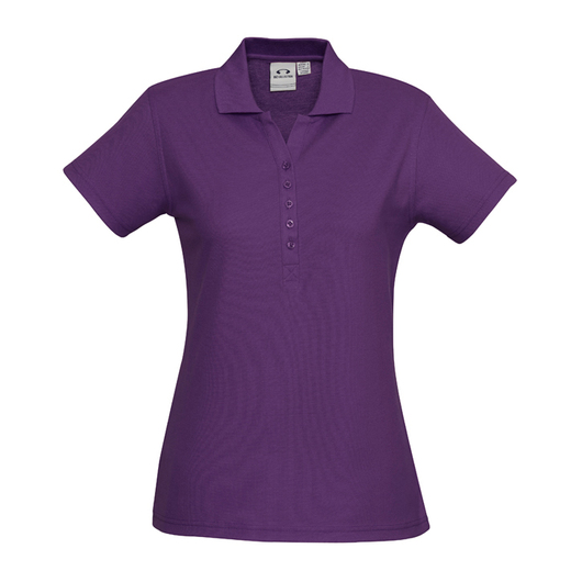 Ladies Crew Polo Purple